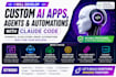 develop claude code apps, ai agents and automation workflows
