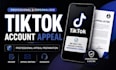 help you prepare a professional tiktok account appeal