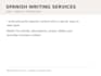 write professional articles and blog posts in spanish