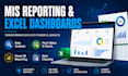 do accurate mis reporting, excel dashboard and data analysis