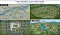 create custom city map, real estate map, site plan, vector map illustration
