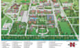 design campus maps, university maps, wayfinding maps, school maps and site plans