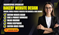 design squarespace bakery website, cake website for your brand