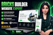 design and develop a bricks builder wordpress website