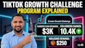 join the tiktok growth challenge directly on your account