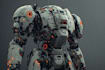 design sci fi mecha and robot concept art