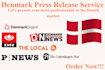 write and distribute denmark press release to danish top media outlets