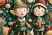 do christmas children book illustration
