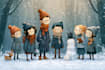 do christmas  children book illustrations
