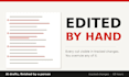humanize ai content by hand with tracked changes