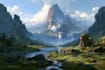create fantasy landscape illustrations