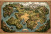draw map illustration map design fantasy map illustration