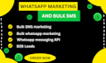 do bulk whatsapp marketing campaign ,whatsapp API and lead generation