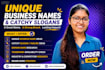 create unique business names and catchy slogans