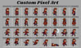 create custom pixel art characters, sprites and game assets