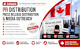 do canada PR distribution, press release distribution media outreach