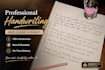 write your documents in neat and clean handwriting