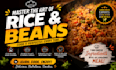 cook delicious rice and beans