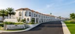 plan gated villa community,townhouse facade design,high end property development