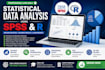 do statistical data analysis using spss and r