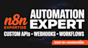 build custom n8n automations and webhook integrations