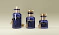 luxury perfume packaging with logo and label design
