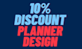 design printable editable minimalist digital planner for you