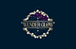 create premium festive enchanting winder glow holiday logo