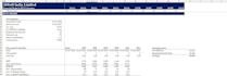 build an excel based financial model