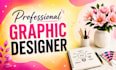 design elegant social media posts, cvs, and wedding cards