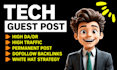 build technology backlink,tech blogs on high as tech site and technology posting