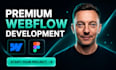 develop a premium webflow website with gsap animations and cms