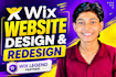 design wix website, redesign wix website, wix website development