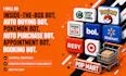 program inside the box auto buying, pokemon purchase bot appointment bot booking