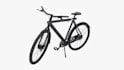 create a realistic 3d bicycle model and product visualization