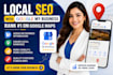 do local SEO gmb ranking google maps stacking aeo and local citations
