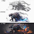 create epic fantasy character illustrations
