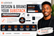 design and brand your substack newsletter professionally