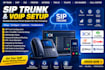 setup sip trunk, voip, 3cx, freepbx, asterisk and did number