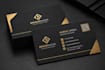 design luxury business card and qr code