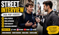 create engaging street interview and vox pop videos