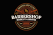 make modern barbershop and barber logo