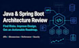 review your java backend, API and integration architecture