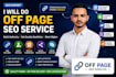 do manual off page SEO and high quality link building