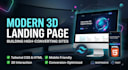 build a high converting 3d landing page using tailwind