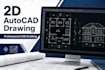 create professional 2d autocad drawings