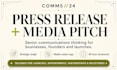 write a strategic press release and media pitch