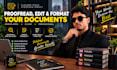 expertly proofread and copyedit your documents