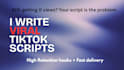 write viral tiktok scripts and engaging social media content