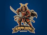 draw wonderful samurai knight mascot logo design